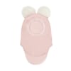 Balaclava Wool Alpaca Pompoms rose - Huttelihut