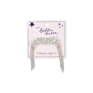 Big Sparkly Star Hair Clip silver mix - Konges Sløjd