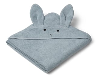 Augusta towel rabbit sea blue - Liewood