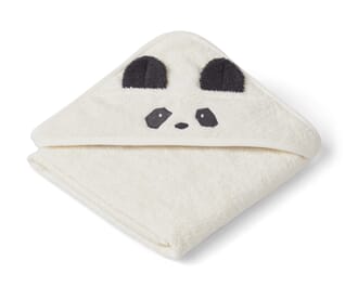 Albert hooded towel panda creme - Liewood