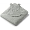 Albert hooded towel hippo dove blue - Liewood