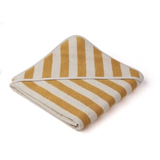 Louie hooded towel yellow mellow/sandy - Liewood