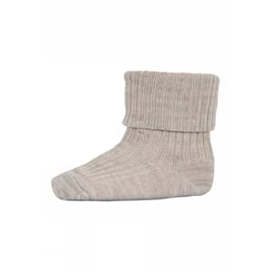Hilde Wool/Bamboo Baby Socks beige melange - MP