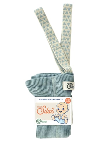 Leggings med seler Blue Patterned - Silly Silas