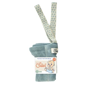 Leggings med seler Blue Patterned - Silly Silas