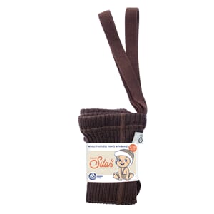 Leggings ull med seler Espresso - Silly Silas