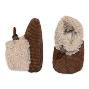 Fluffy baby textile slippers - Melton
