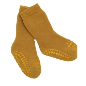 Non Slip Socks Mustard - GoBabyGo