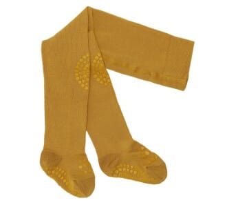 Crawling Tights Mustard - GoBabyGo