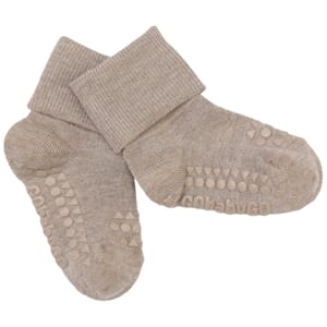 Non Slip Socks Bamboo Sand - GoBabyGo