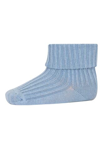 Cotton Rib Baby Socks dusty blue - MP