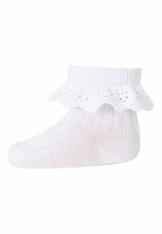 Lisa Socks With Lace white - MP