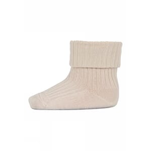 Wool Rib Baby Socks ecru - MP