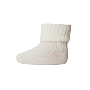 Wool Rib Baby Socks snow white - MP