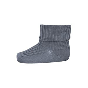 Wool Rib Baby Socks stone blue - MP