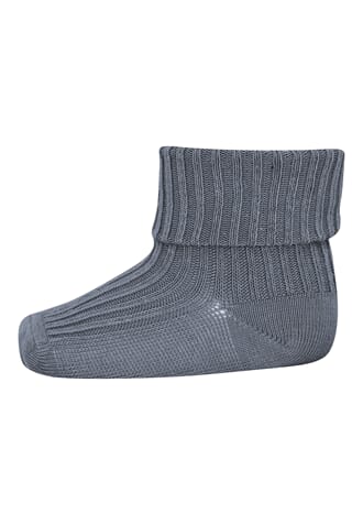 Wool Rib Baby Socks stone blue - MP