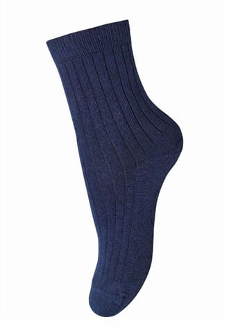 Cotton Rib Socks navy - MP