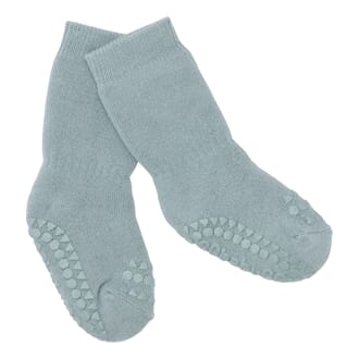 Non Slip Socks Dusty Blue - GoBabyGo