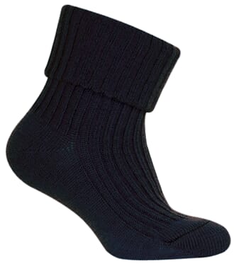 Basic Sock - Wool w/Heavy Rip marine - Melton