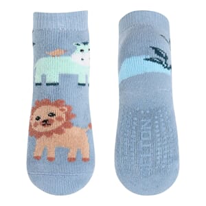 Lion Socks - Anti-Slip faded demin - MP