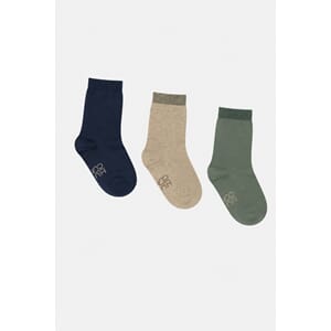 Foty sokker 3-pk ull/bambus blues - Hust & Claire