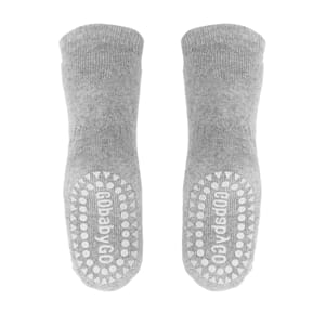 Non slip socks Grey Melange - GoBabyGo