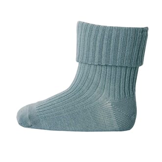 Wool Rib Baby Socks stormy sea - MP