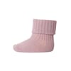 Wool Rib Baby Socks wood rose - MP