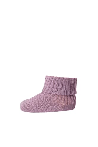 Ankle Wool Rib Turn Down grape shake - MP