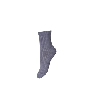 Wool Rib Socks grey marled - MP