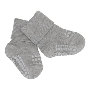 Non slip socks Bamboo Grey Melange- GoBabyGo