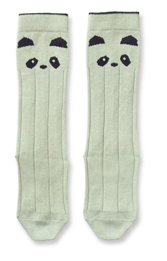 Sofia knee socks panda dusty mint - Liewood