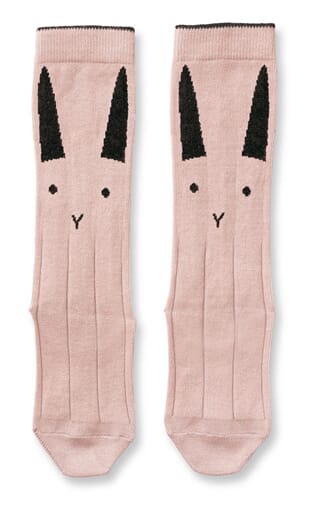Sofia knee socks rabbit rose - Liewood