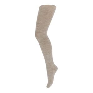 Wool/Cotton Tights beige melange - MP