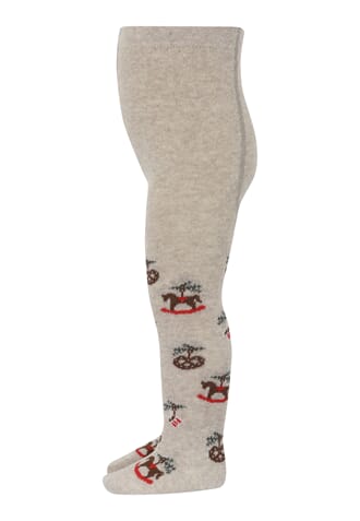 Julle Christmas Tights beige mel - MP