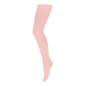 Wool Rib tights silver pink - MP