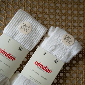 Perlestrømpebukse ull Beige - Condor