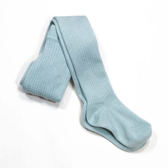 Rib Fall Tights - fw18 Foggy Mint - MeMini
