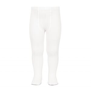 Strømpebukse rib white - Cóndor
