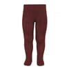 Strømpebukse rib Garnet - Cóndor