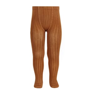 Strømpebukse rib Cinnamon - Cóndor