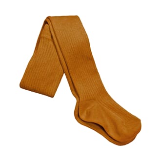 Rib Ulltights (Fw20)  Mustard - MeMini