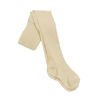 Rib Ulltights (Fw20)  Wool White - MeMini