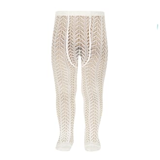 Strømpebukse full crochet Beige - Cóndor