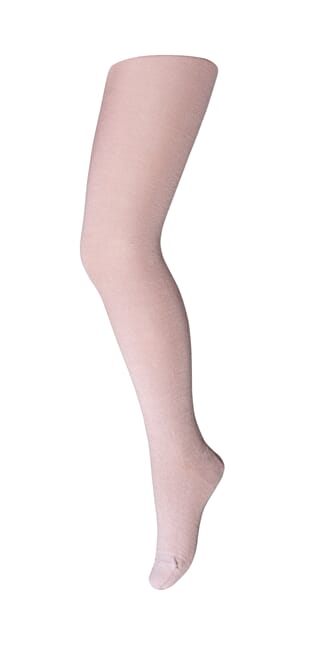 Tights Wool/Cotton Plain wood rose - MP