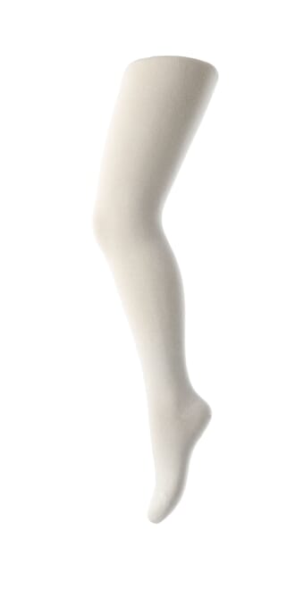 Tights Wool/Cotton Plain offwhite - MP