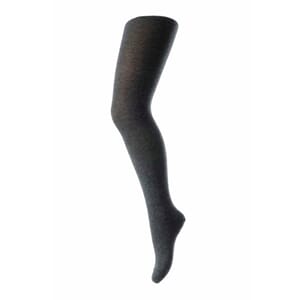 Wool/Cotton Tights dark grey melange - MP