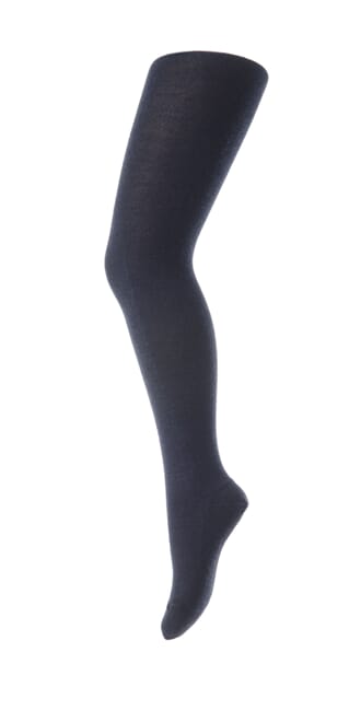Tights Wool/Cotton Plain navy - MP