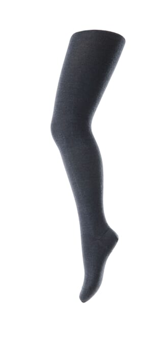 Tights Wool/Cotton Plain denim blue - MP