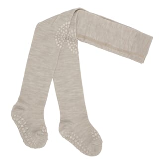 Crawling Tights Wool Sand - GoBabyGo